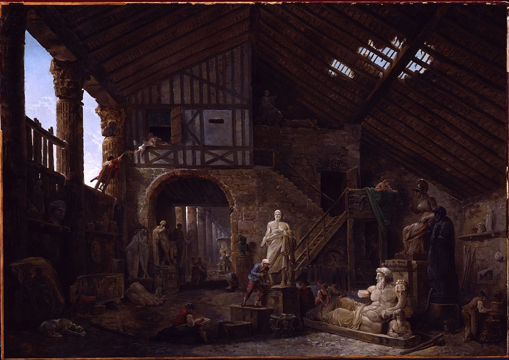 Studio di un restauratore di antichità a Roma - Toledo Museum of Art